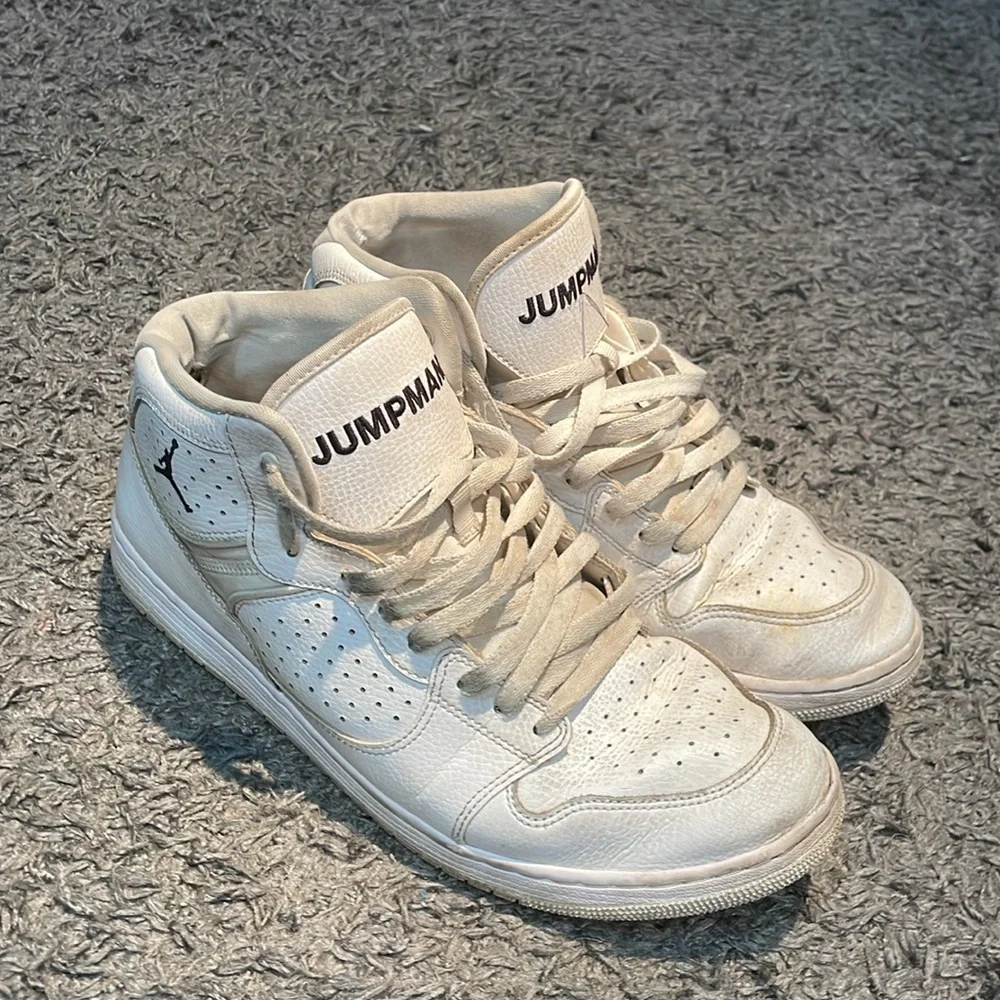 Nike Air Jordan Mid-Top Sneakers in White